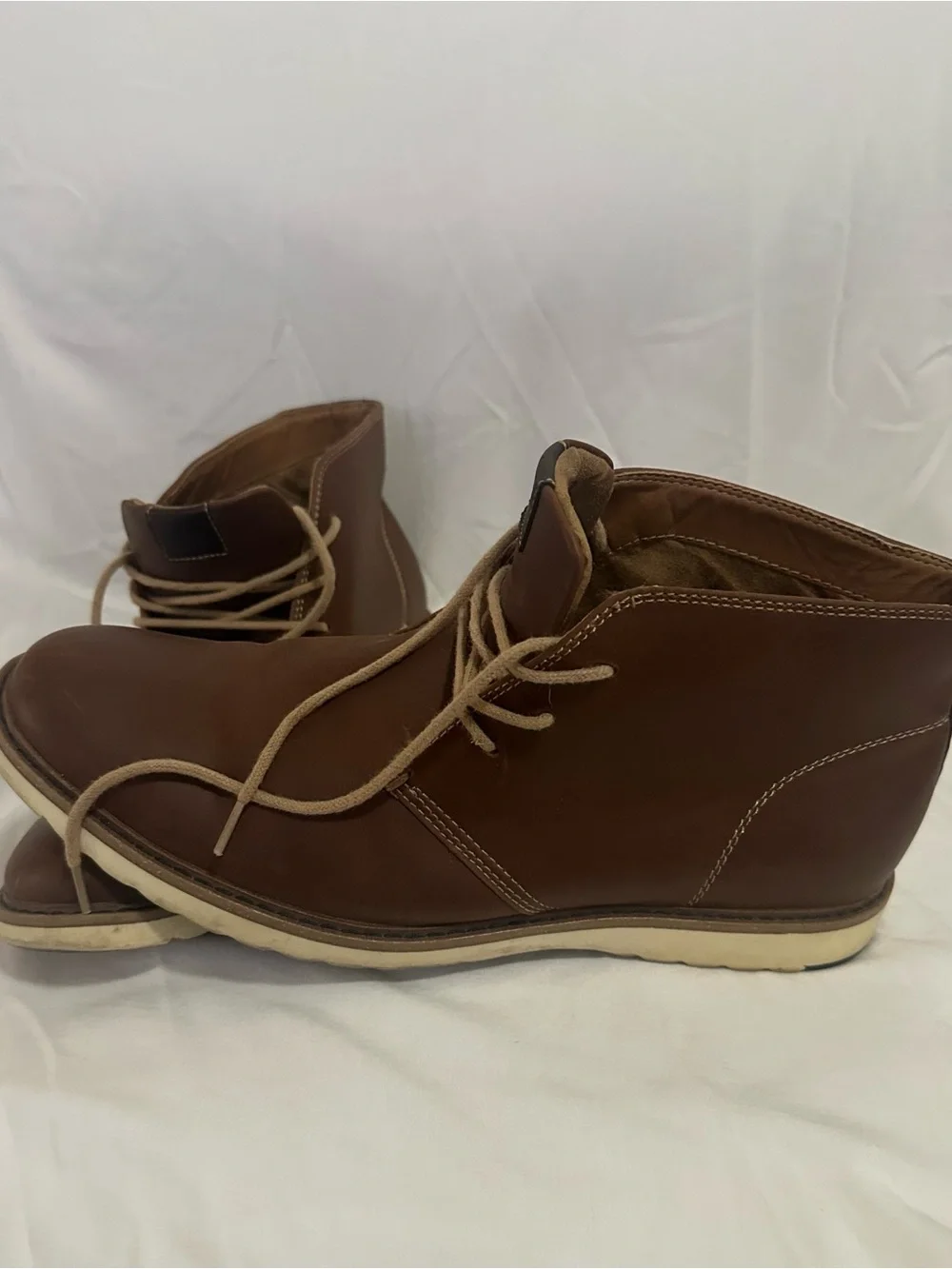 Aldo Brown Leather Chukka Boots